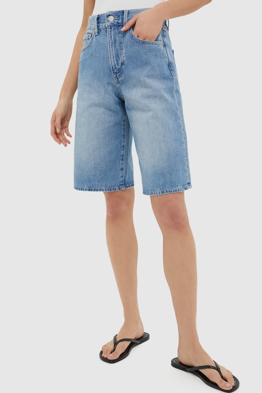 VERONICA BEARD Charlotte Short - Silverwood Blue Size 29 NWT D0058